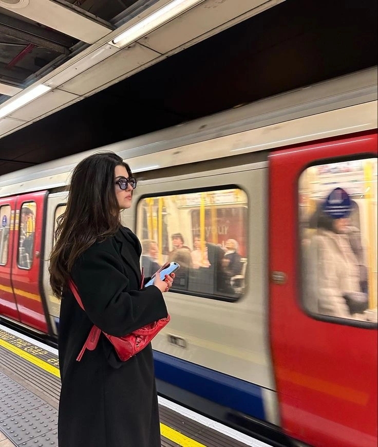 waiting for the metro