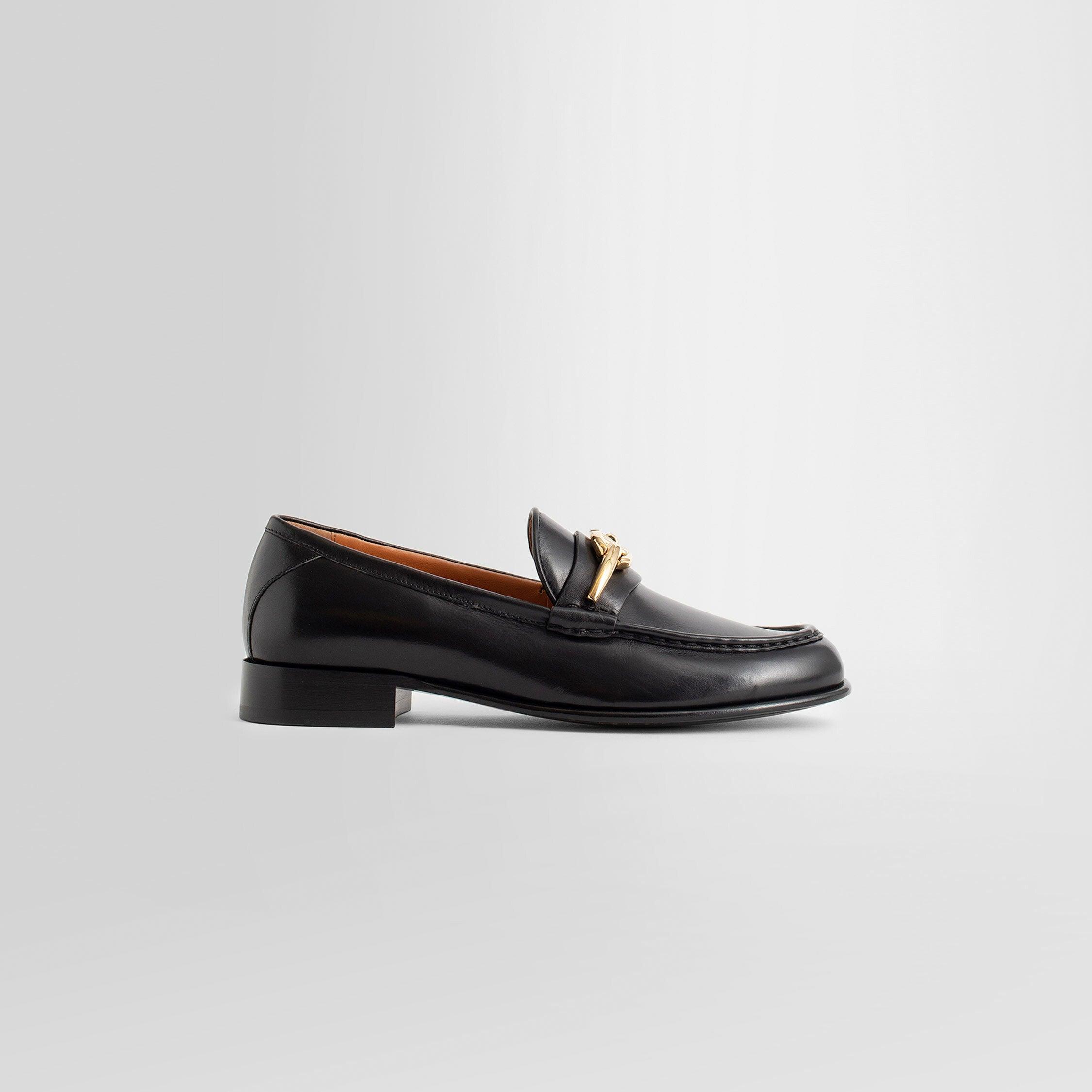 VALENTINO WOMAN BLACK LOAFERS