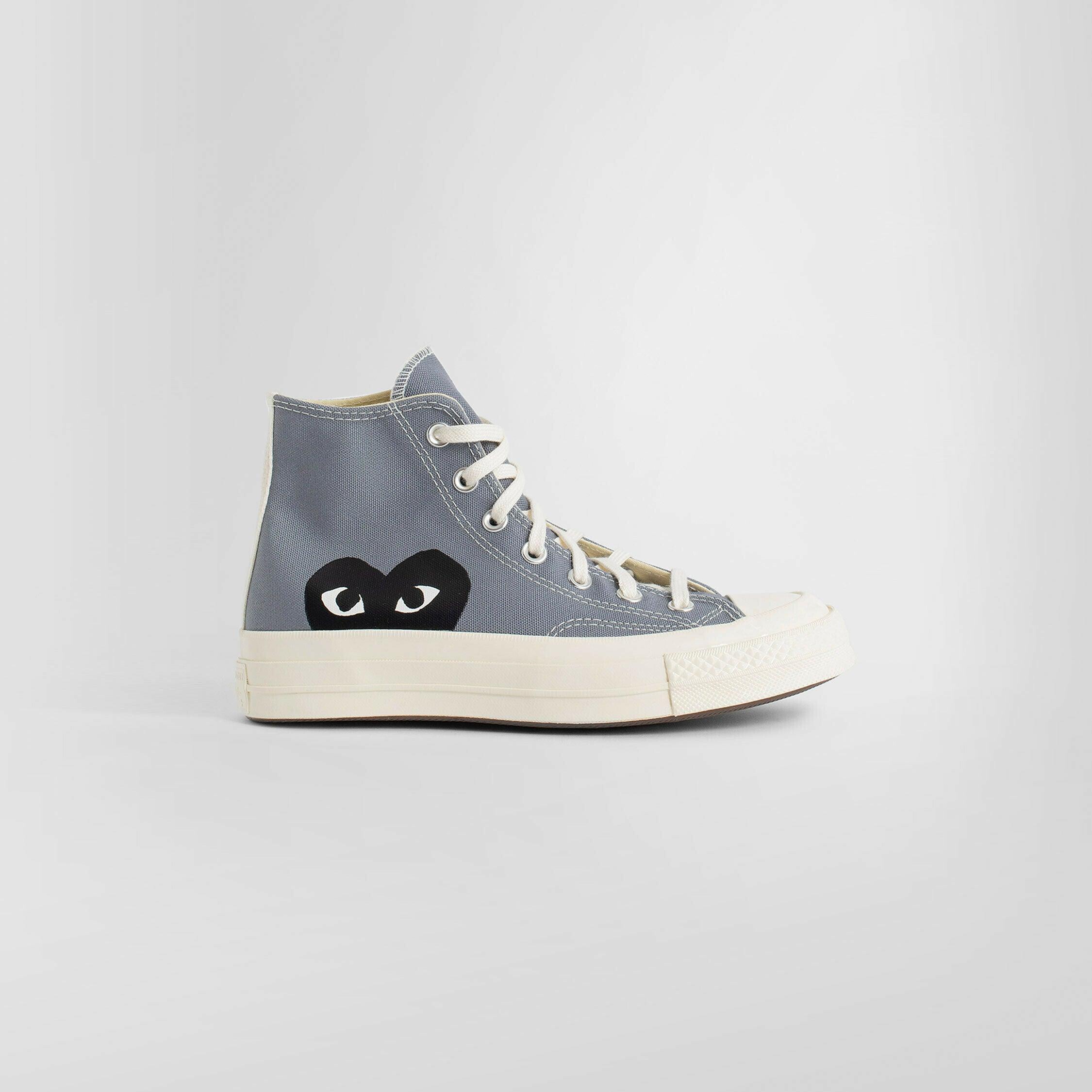 COMME DES GARCONS PLAY UNISEX GREY SNEAKERS