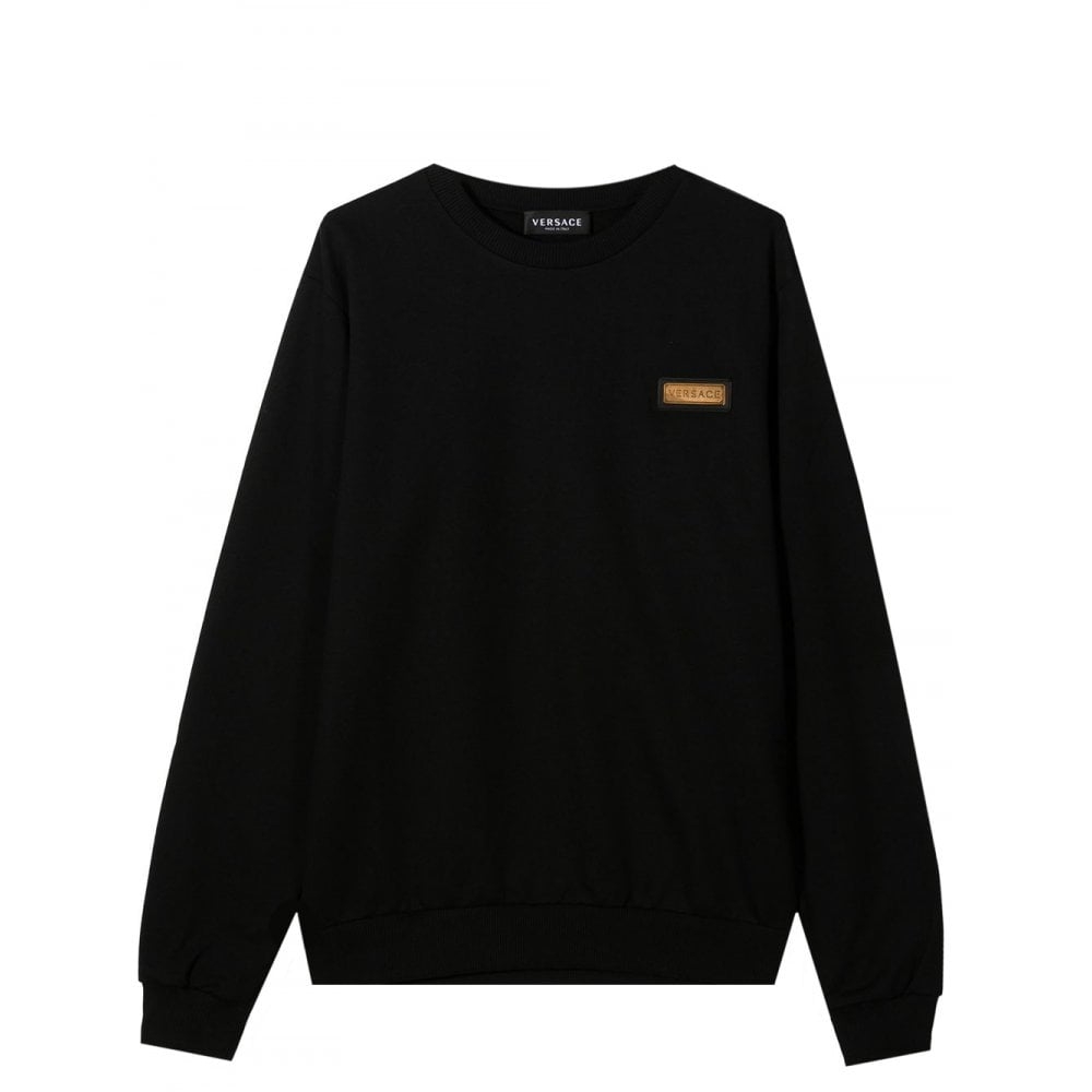 Versace Boys Cotton Sweater Black 8Y