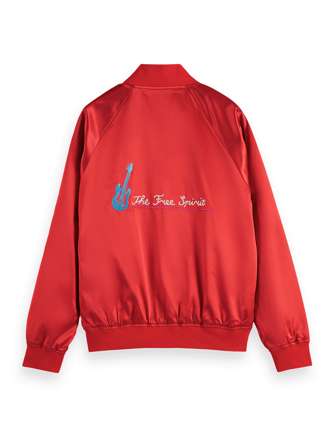 Men's The Free Spirit Souvenir Jacket | Purple | | Scotch & Soda