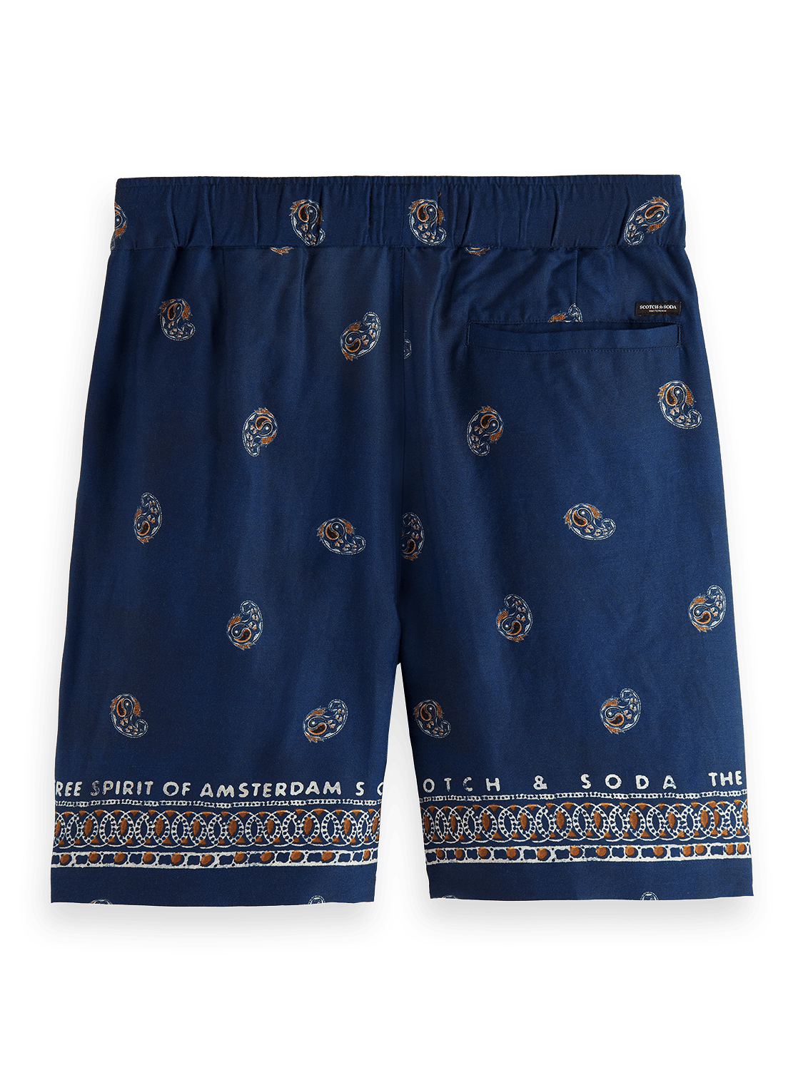 Men's Relaxed Fit Bermuda Shorts | Blue | | Scotch & Soda
