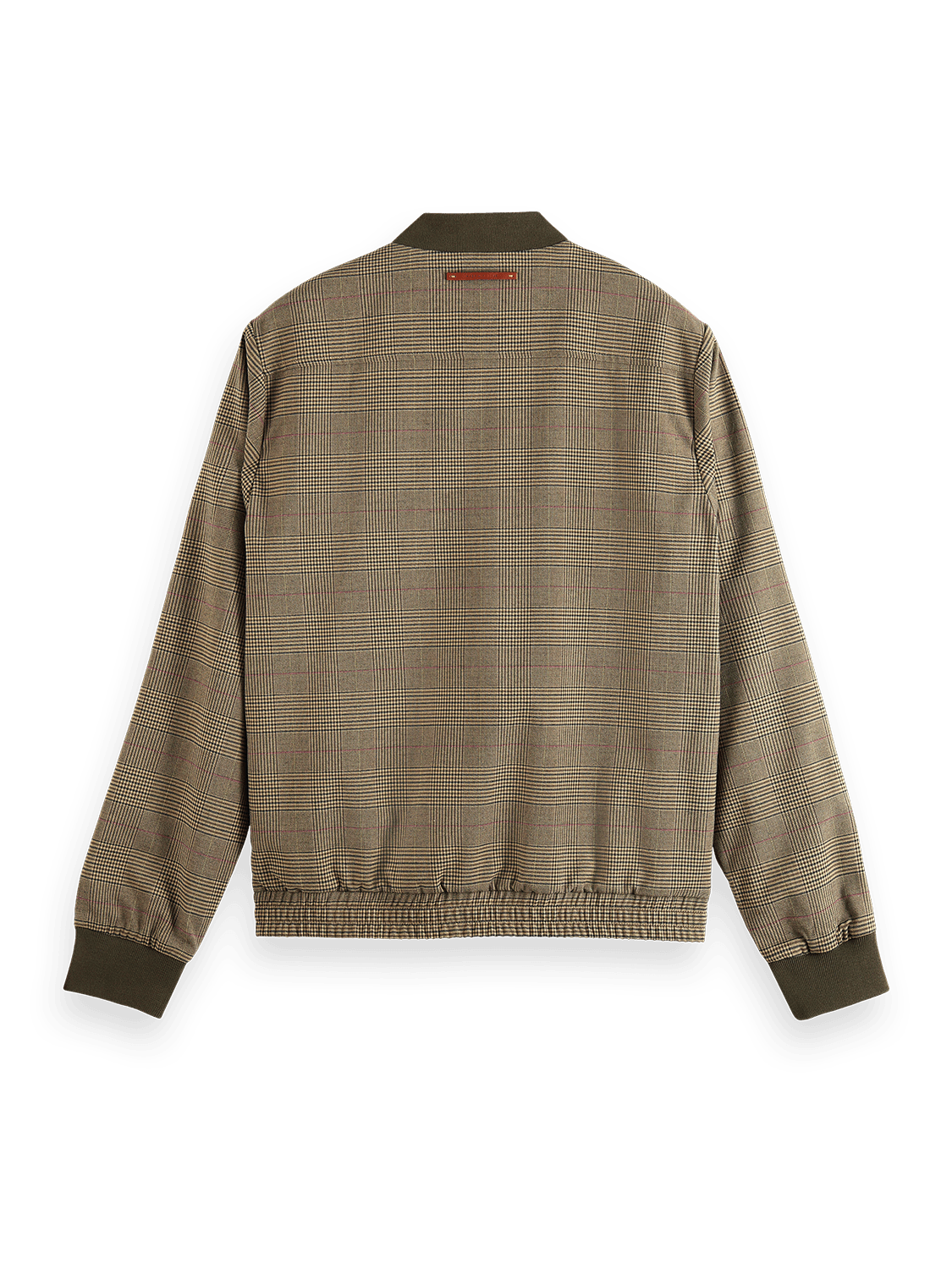 Men's Yarn-Dyed Bomber Jacket | Brown | | Scotch & Soda