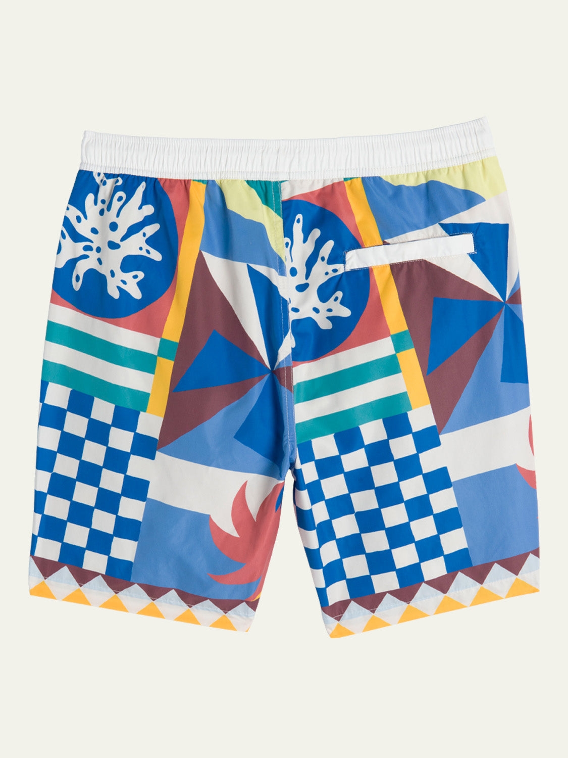 Men's Collage Printed Swim Shorts | Blue | | Scotch & Soda