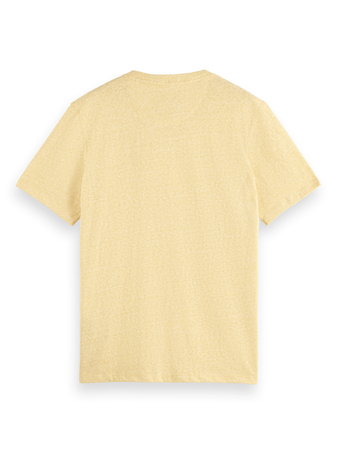 Men's Melange Crew Neck T-Shirt | Yellow | | Scotch & Soda