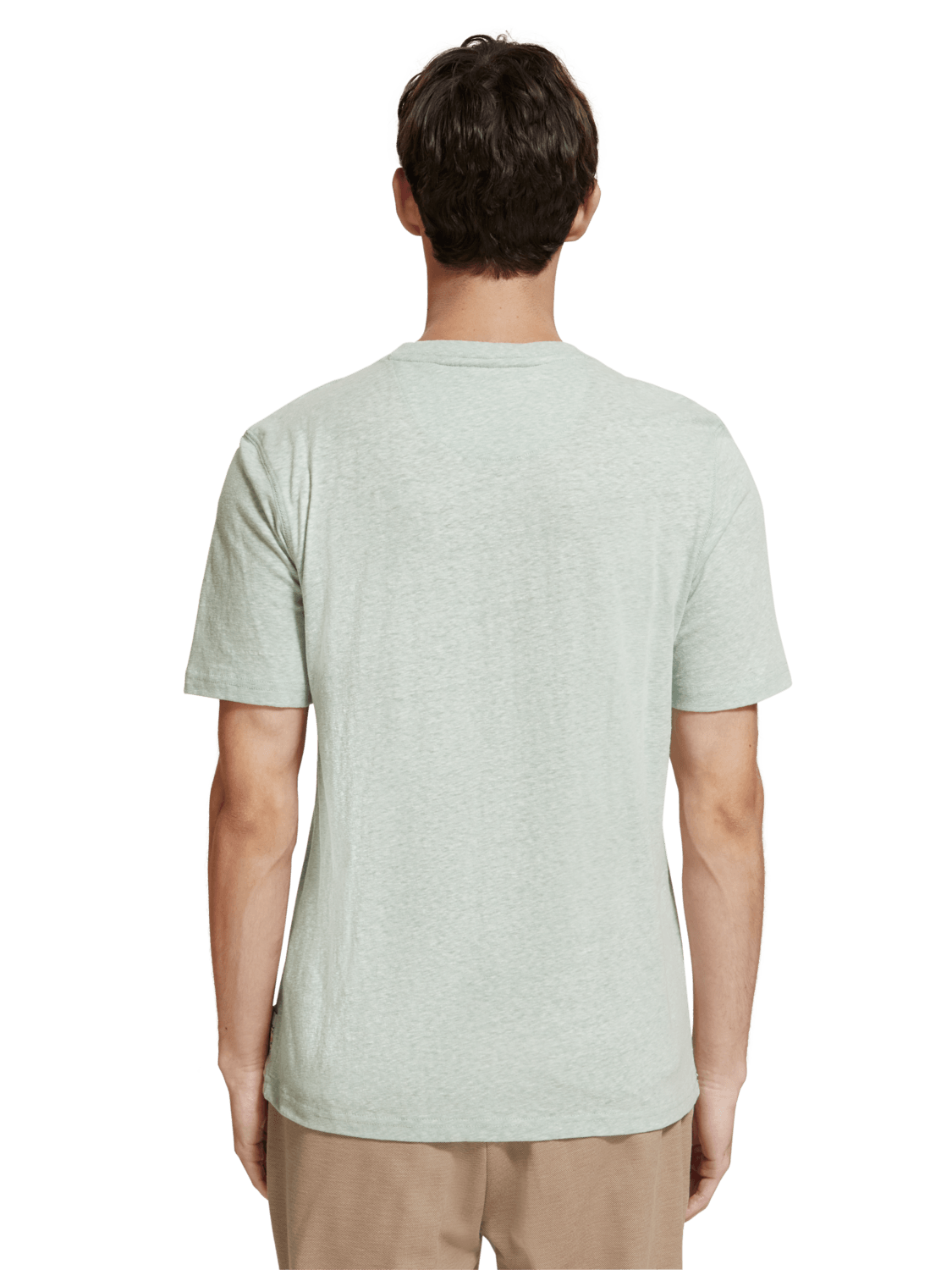 Men's Melange Crew Neck T-Shirt | Green | | Scotch & Soda