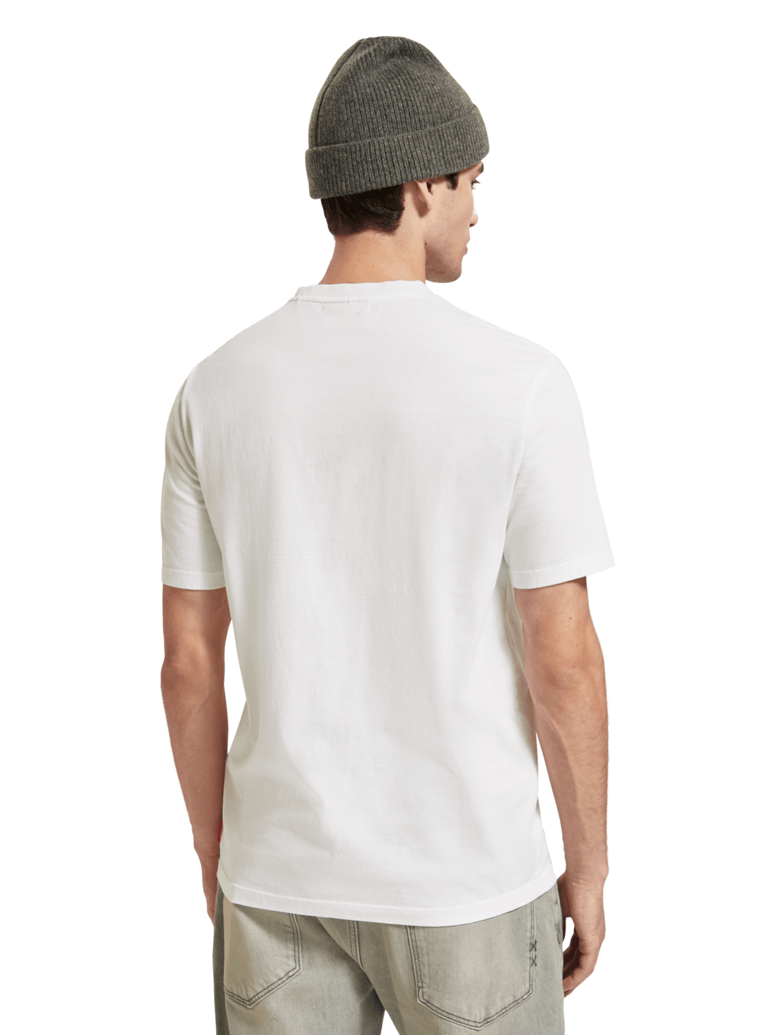 Men's Hit Machine Printed T-Shirt | White | | Scotch & Soda