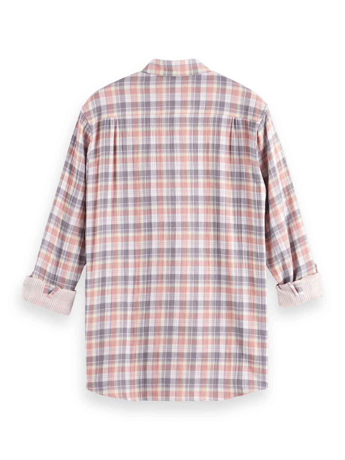 Men's Check Button Down Shirt | Pink | | Scotch & Soda