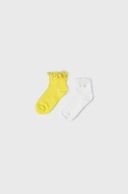 Παιδικές κάλτσες Mayoral 2-pack χρώμα: κίτρινο