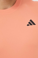 Μπλουζάκι προπόνησης adidas Performance Club 3-Stripes χρώμα: πορτοκαλί