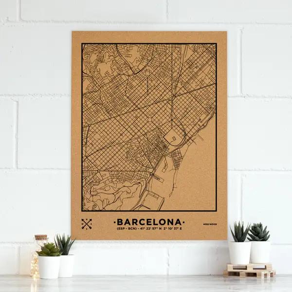 BARCELONA WOODY MAP